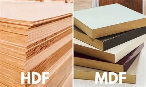 ألواح MDF و HDF